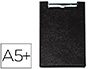 CARPETA SARO PLASTICO CON PINZA CUARTO COLOR NEGRO