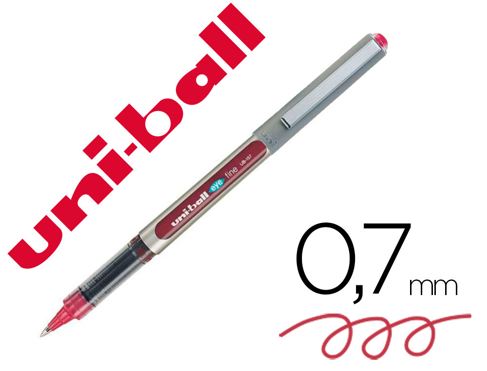 ROTULADOR UNI-BALL ROLLER UB-157 VINO 0,7 MM UNIDAD