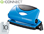 FURADOR Q-CONNECT CAPACIDADE 10 FOLHAS AZUL