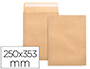 ENVELOPE LIDERPAPEL BOLSA FOLIO PROLONGADO CASTANH