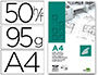 BLOCO COLADO PAPEL VEGETAL A4 50 FOLHAS