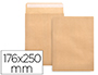 ENVELOPE LIDERPAPEL BOLSA B5 CASTANHO 176X250 MM T