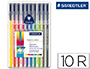 MARCADOR STAEDTLER TRIPLUS 10 UNIDADES
