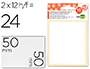 ETIQUETAS ADESIVAS LIDERPAPEL 10 + 2 FOLHAS 50X50 