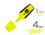 MARCADOR FLUORESCENTE LIDERPAPEL AMARELO