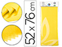 PAPER SEDA LIDERPAPEL 52X76CM 18G/M2 BOSSA DE 5 FULLES GROC