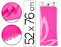 PAPEL SEDA LIDERPAPEL 52X76CM 18G/M2 BOLSA DE 5 HOJAS ROSA FUERTE