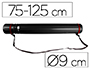 TUBO PORTA DESENHOS EXTENSIVEL 125 CM PRETO