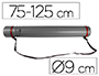 TUBO PORTA DESENHOS EXTENSIVEL 125 CM CINZA