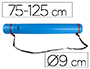 TUBO PORTA DESENHOS EXTENSIVEL 125 CM AZUL