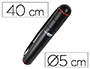 TUBO PORTA DESENHOS PLASTICO 40 CM PRETO