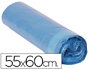 SACO DE LIXO DOMESTICO AZUL FECHO FACIL, ROLO 20 U