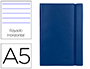 LIVRO APONTAMENTOS LIDERPAPEL PAUTADO DIN A5 AZUL