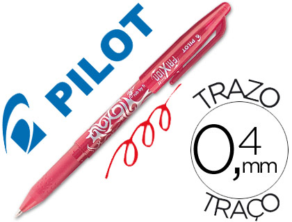 PILOT  Bolígrafo Borrable 0.5 mm FRIXION Point – Rosa