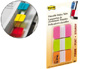 BANDAS SEPARADORAS POST-IT INDEX 3 CORES ROSA, VER