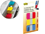 BANDAS SEPARADORAS POST-IT INDEX 3 CORES VERMELHO,