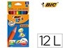 LAPIS DE COR BIC KID EVOLUTION ESTOJO DE 12 CORES 