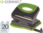 FURADOR Q-CONNECT METALICO CAPACIDADE PARA 20 FOLH