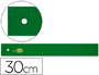 REGLA LIDERPAPEL 30 CM ACRLIC VERD