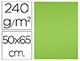 CARTOLINA LIDERPAPEL 50X65 CM 240 GR VERDE ERVA