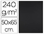 CARTOLINA LIDERPAPEL 50X65 CM 240 GR PRETO