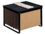 SOPORTE PARA CARPETAS COLGANTE Q-CONNECT NEGRO BASTIDOR DE SOBREMESA PARA CARPETAS TAMAO FOLIO Y DIN A4
