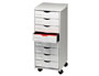 MUEBLE AUXILIAR PAPERFLOW PARA OFICINA 8 CAJONES EN COLOR GRIS 5X825X382 71,5X31,6X34,3 CM