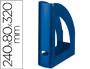 PORTA REVISTAS LIDERPAPEL PLASTICO AZUL OPACO