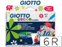 MARCADOR GIOTTO DECOR TEXTIL PARA TECIDOS CAIXA CO