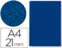 CAPA DE ENCADERNACAO CHANNEL RIGIDA  AZUL LOMBADA 