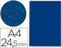 CAPA DE ENCADERNACAO CHANNEL RIGIDA AZUL LOMBADA 2