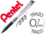 ROLLER PENTEL BL17 ENERGEL PONTA METAL PRETO