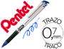 ROLLER PENTEL BL17 ENERGEL PONTA METAL AZUL