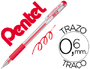 ROLLER PENTEL K116 GEL GRIP VERMELHO