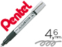 MARCADOR PENTEL MMP20 PAINT VIDRO E PLASTICO PRATA