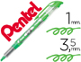 MARCADOR FLUORESCENTE PENTEL SL12 VERDE