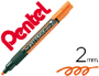 MARCADOR PENTEL GIZ SMW26 WET ERASE LARANJA