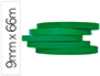 FITA ADESIVA Q-CONNECT 66M X 9MM VERDE PARA FECHAR