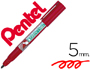 MARCADOR PENTEL NN50 PERMANENTE PONTA REDONDA VERM