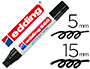 MARCADOR EDDING PERMANENTE 850 PRETO PONTA BISELAD