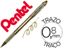ESFEROGRAFICA ROLLER METALICA PENTEL BG 208 DOURAD