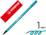 MARCADOR STABILO AGUARELAVEL PEN 68 TURQUESA 1 MM