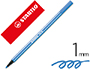 MARCADOR STABILO AGUARELAVEL PEN 68 AZUL ESCURO 1 