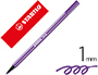 MARCADOR STABILO AGUARELAVEL PEN 68 VIOLETA 1 MM  