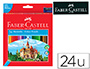 LAPIS DE COR FABER-CASTELL C/ 24 CORES HEXAGONAL M