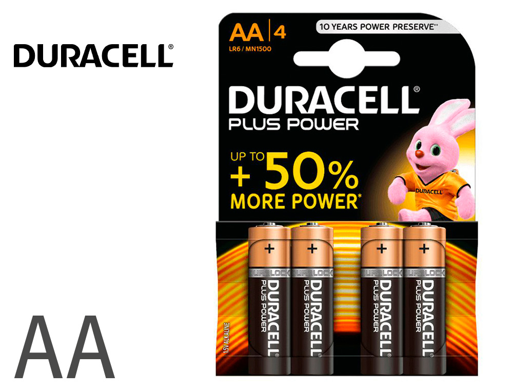 Pilas alcalinas Duracell x 6 unidades AAA PACK TECNOLOGIA PILAS