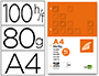 PAPEL LIDERPAPEL DIN A4 80 GR LISO 4 FUROS EMBALAG