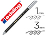 MARCADOR EDDING PONTA FIBRA 1200 PRATA N. 54 PONTA