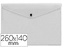 BOLSA PORTA DOCUMENTOS LIDERPAPEL COM MOLA FORMATO