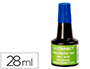 TINTA PARA ALMOFADA Q-CONNECT AZUL FRASCO DE 28 ML